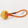 PAWZCITY Interactive Rope Ball With Loop Dog Toys