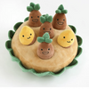 FLUFFURRY Sweet Potatoes Farm Dog Toys