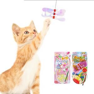 PETZROUTE Dragonfly Cat Teaser Toy