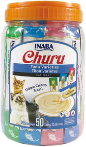 INABA CIAO Churu Tuna Varieties 50 Tubes