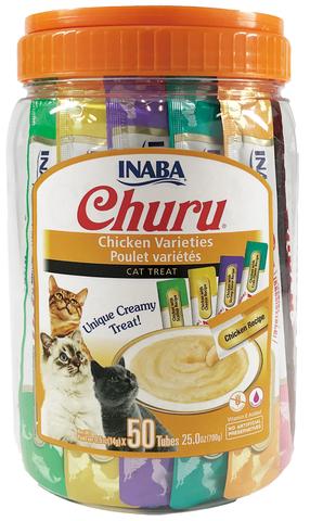 INABA CIAO Churu Chicken Varieties 50 Tubes