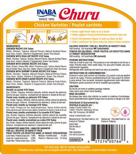 INABA CIAO Churu Chicken Varieties 50 Tubes