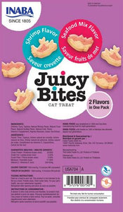 INABA CIAO Juicy Bites Cat Treats Shrimp & Seafood Mix