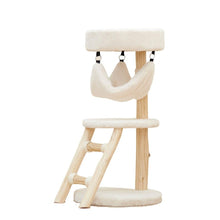 將圖片載入圖庫檢視器 PETSBELLE Solid Wood Cat Tree 0.8m
