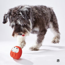 將圖片載入圖庫檢視器 PETIO Add.Mate Good Luck Daruma Latex Dog Toy
